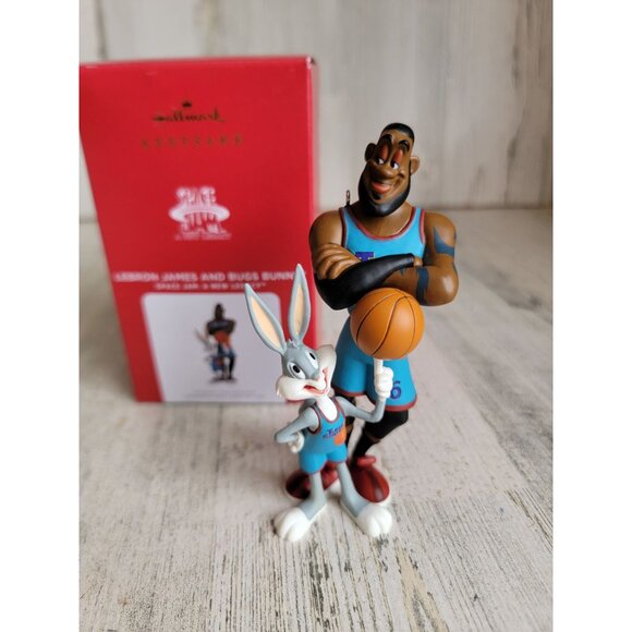 Hallmark LeBron James Bugs Bunny Space Jam new Legacy ornament Xmas - Picture 1 of 7